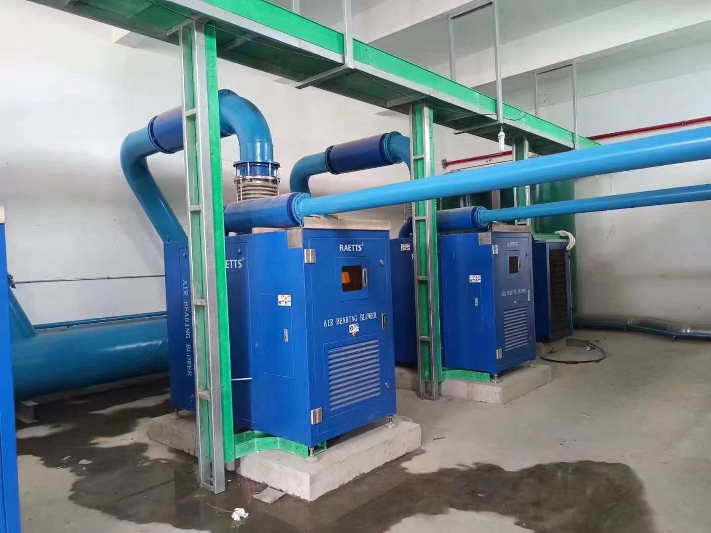 RAETTS 185kw air bearing blower for wastewater treatment