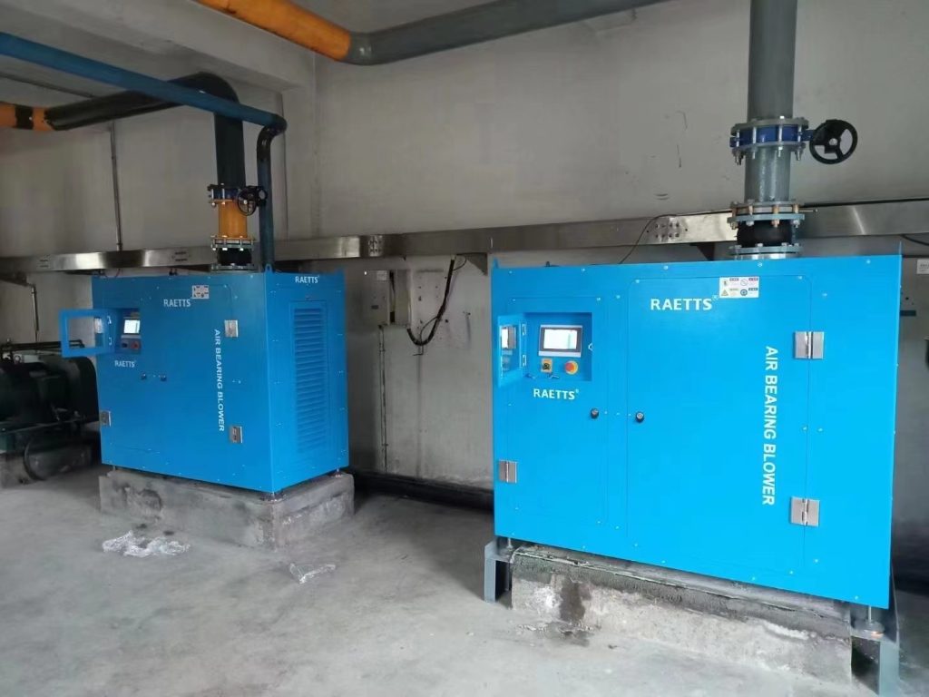 RAETTS air bearing blower for beverage WWTP (1)