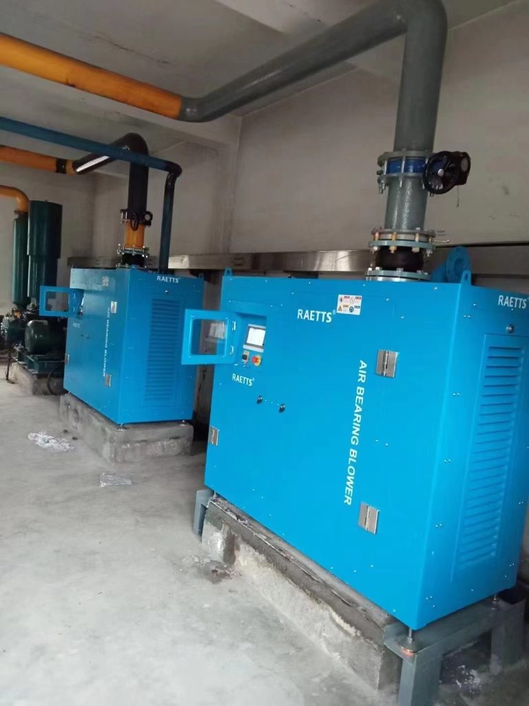 RAETTS air bearing blower for beverage WWTP (1)