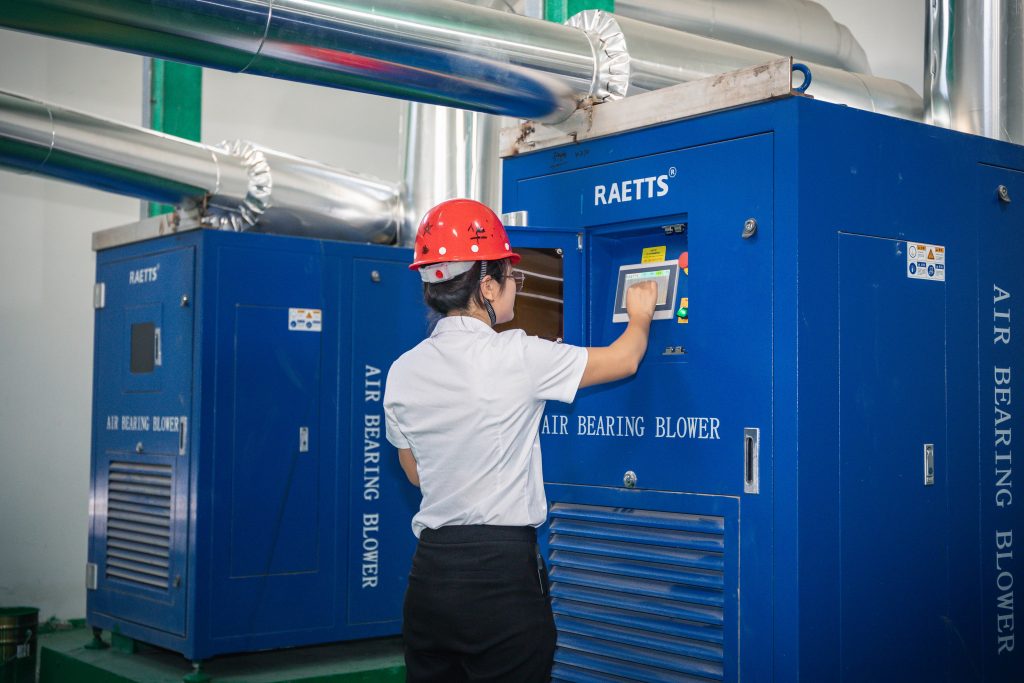 RAETTS air bearing blower for FoShan WWTP (1)