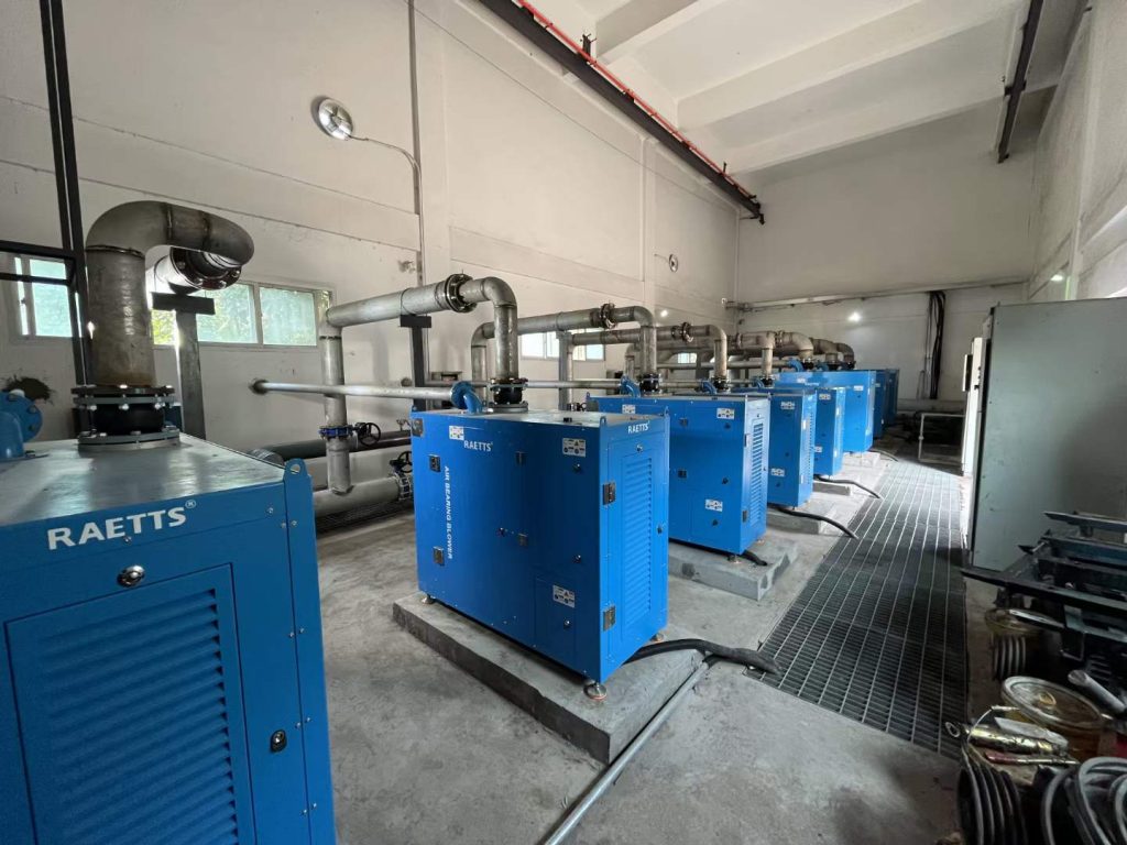 RAETTS air bearing blower for WWTP (4)