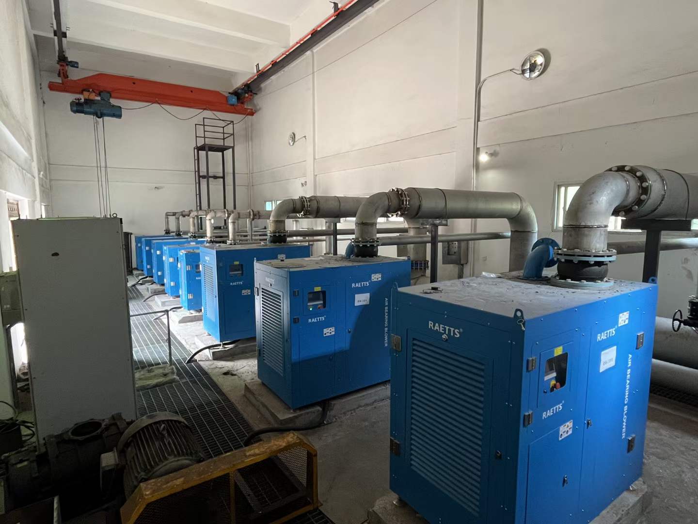 RAETTS air bearing blower for WWTP (4)