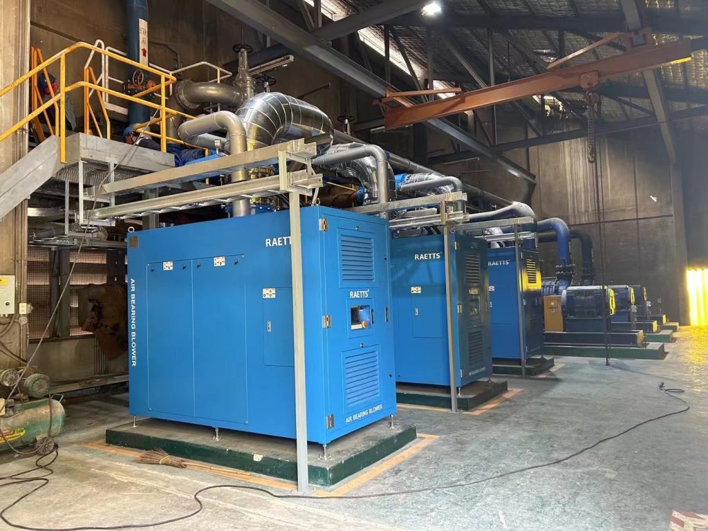 RAETTS air bearing turbo blower for paper mill etp (1)