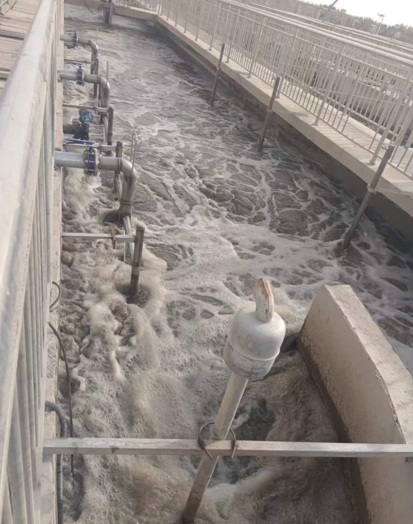 RAETTS 75KW air bearing blower for xinjiang WWTP (1)