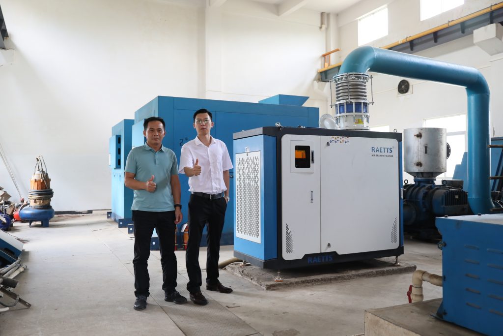 RAETTS air bearing blower 150kw for taishan wwtp (9)