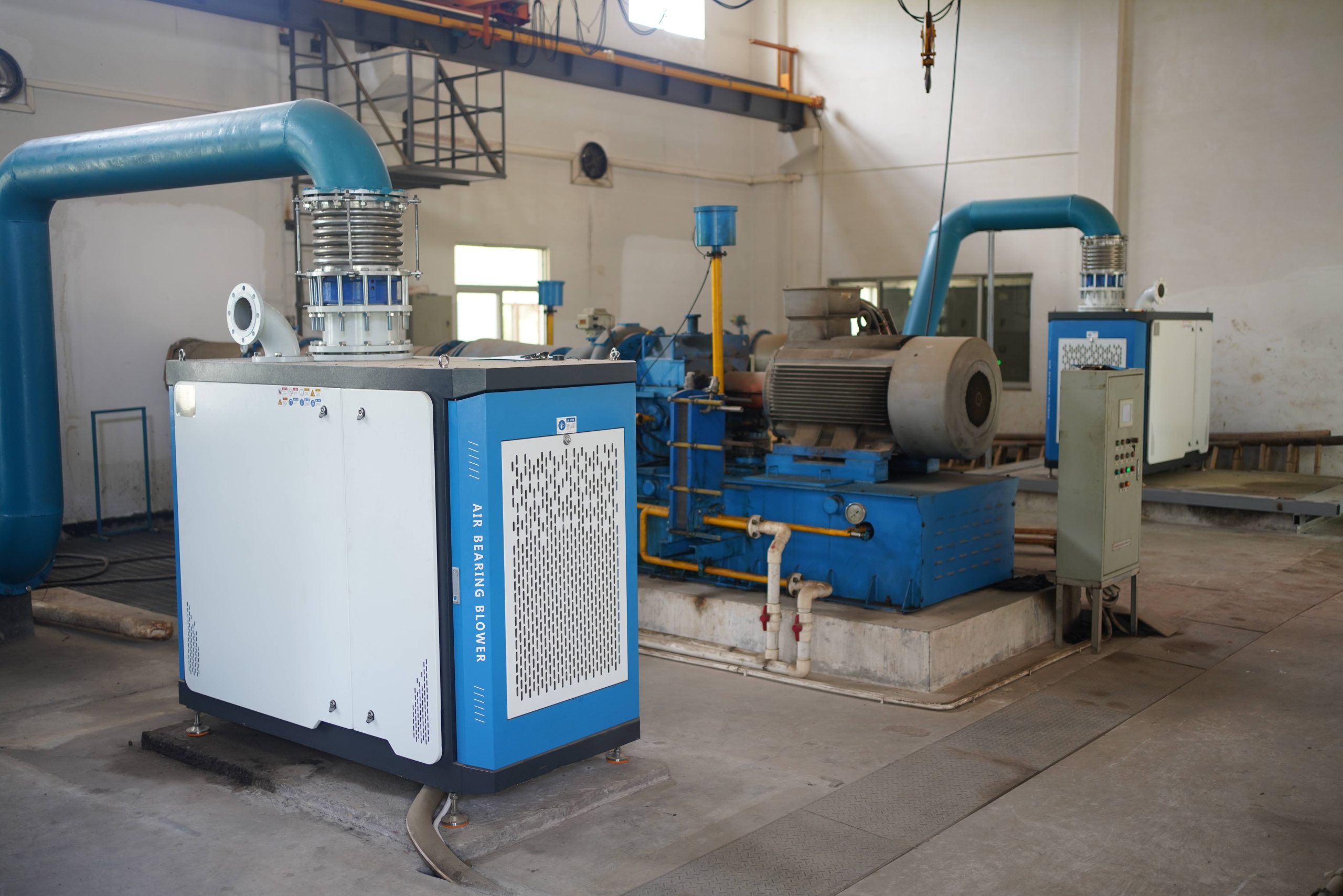 RAETTS air bearing blower 150kw for taishan wwtp (9)