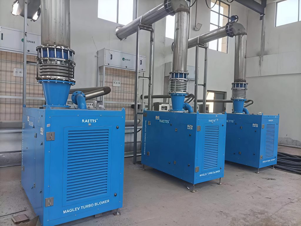 RAETTS 110kw maglev turbo blower for wastewater treatment plant aeration (1)
