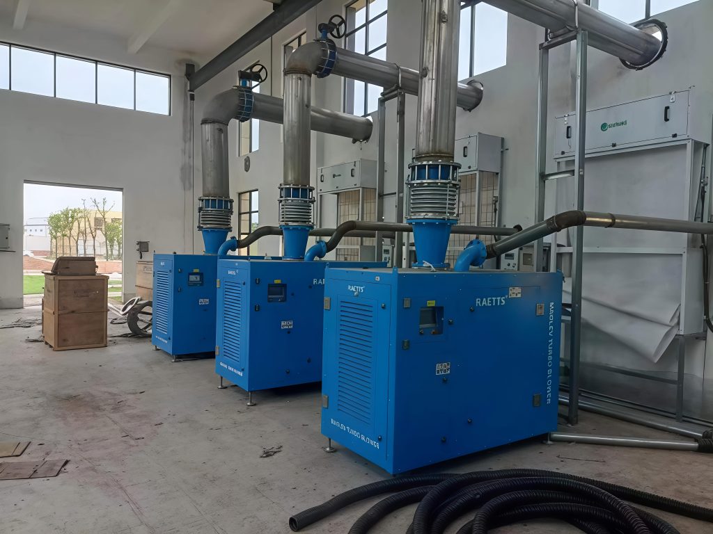 RAETTS 110kw maglev turbo blower for wastewater treatment plant aeration (1)