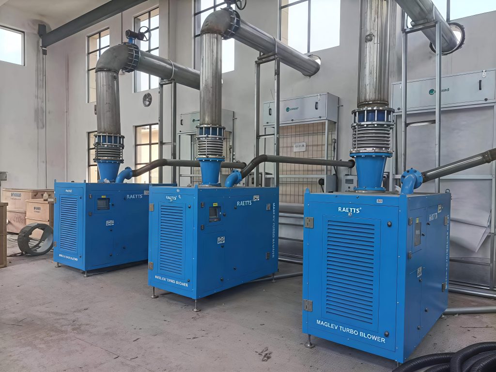 RAETTS 110kw maglev turbo blower for wastewater treatment plant aeration (1)
