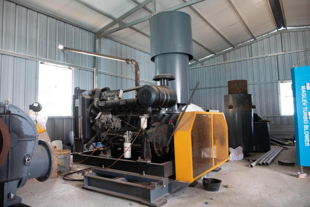 Aquaculture shrimp farm Aeration 95kw maglev turbo blower (1)