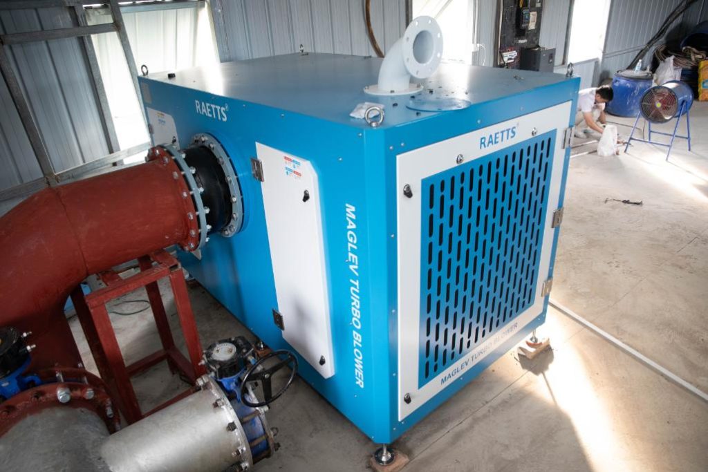 Aquaculture shrimp farm Aeration 95kw maglev turbo blower (1)