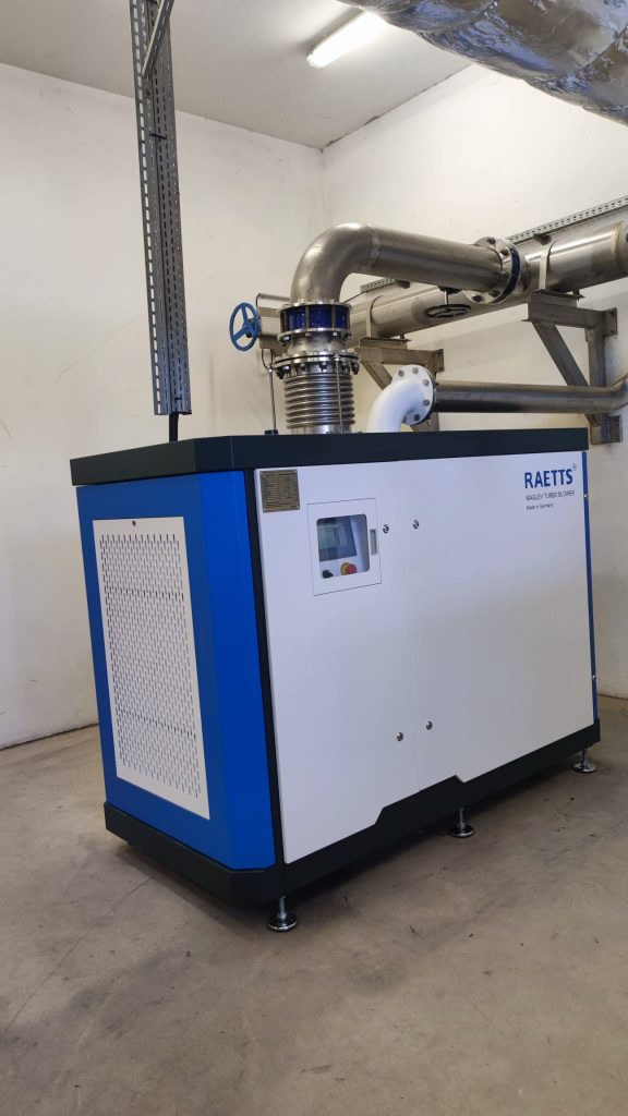 RAETTS 2 sets of 55kw maglev blower installed in oroshaza wwtp hungary (5)