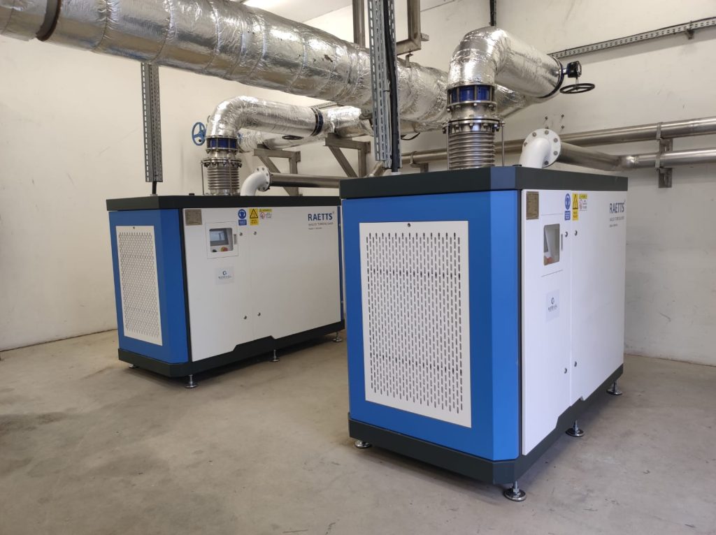 RAETTS 2 sets of 55kw maglev blower installed in oroshaza wwtp hungary (5)