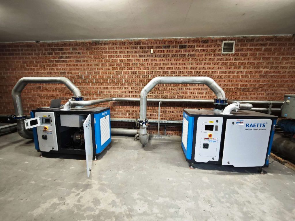 RAETTS maglev blower features