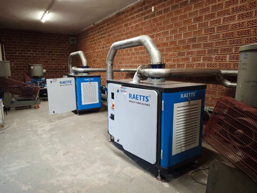 RAETTS maglev blower features